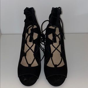 F21 | Lace up ankle wedges